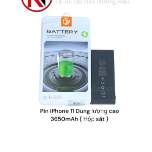 Pin iPhone 11 / Dung lượng cao 3605mAh ( Hộp sắt )
