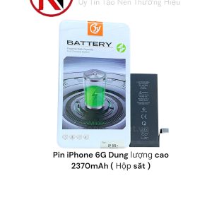 Pin iPhone 6G / Dung lượng cao 2370mAh ( Hộp sắt )
