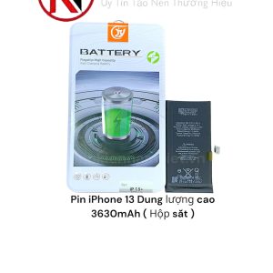 Pin iPhone 13 / Dung lượng cao 3630mAh ( Hộp sắt )