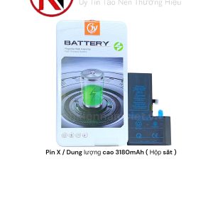 Pin iPhone X / Dung lượng cao 3180mAh ( Hộp sắt )