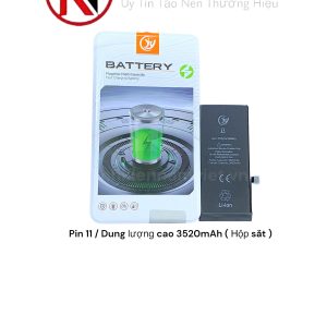 Pin iPhone 11 / Dung lượng cao 3605mAh ( Hộp sắt )