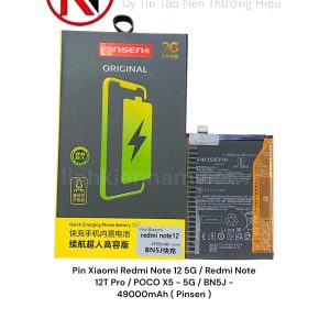 Pin Xiaomi Redmi Note 12 5G / Redmi Note 12T Pro / POCO X5 - 5G / BN5J - 49000mAh ( Pinsen )