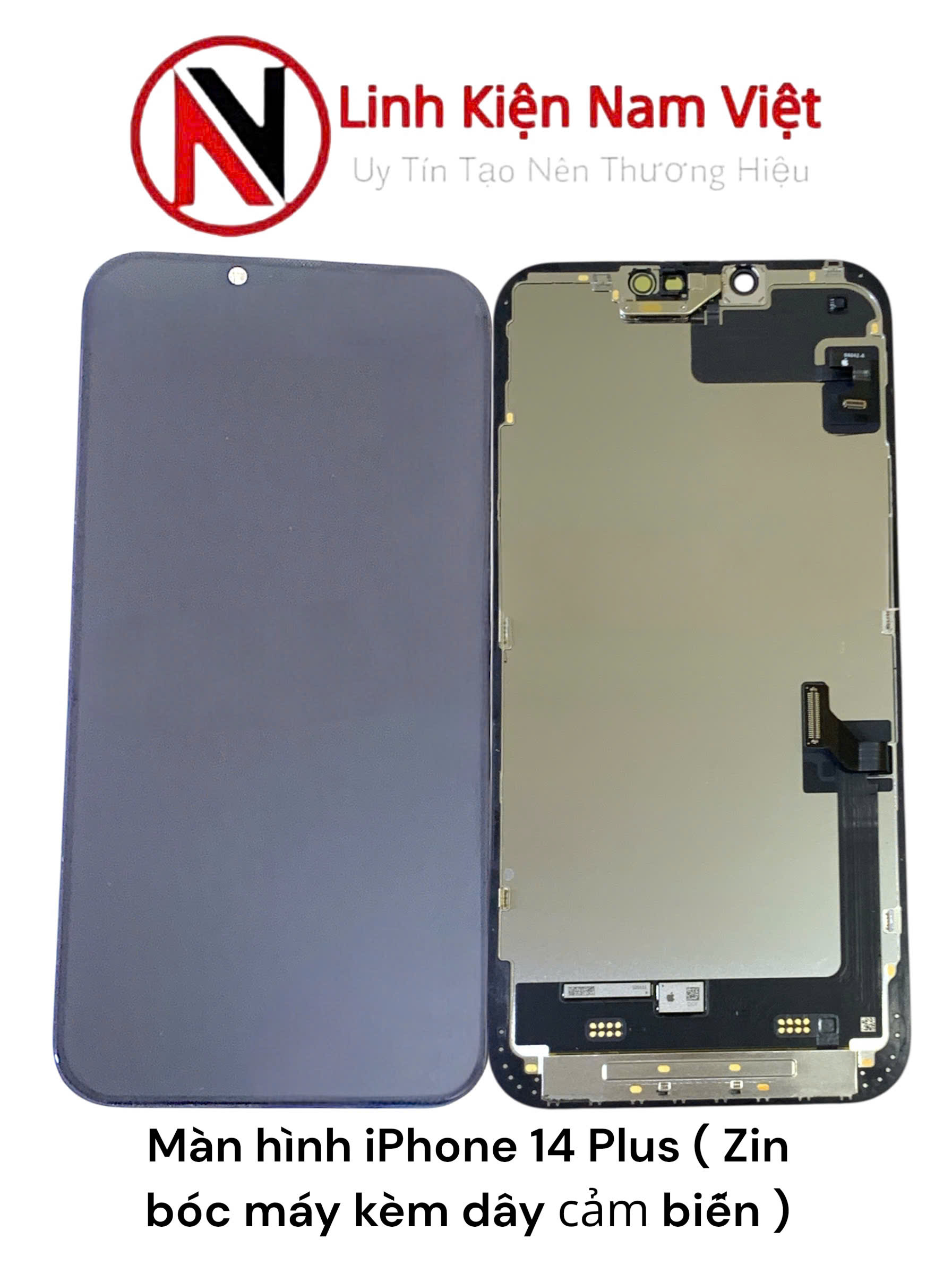 Màn hình iPhone 14 Plus ( Zin bóc máy kèm dây cảm biến )