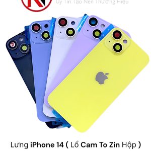 Lưng iPhone 14 ( Lổ Cam To Zin Hộp )
