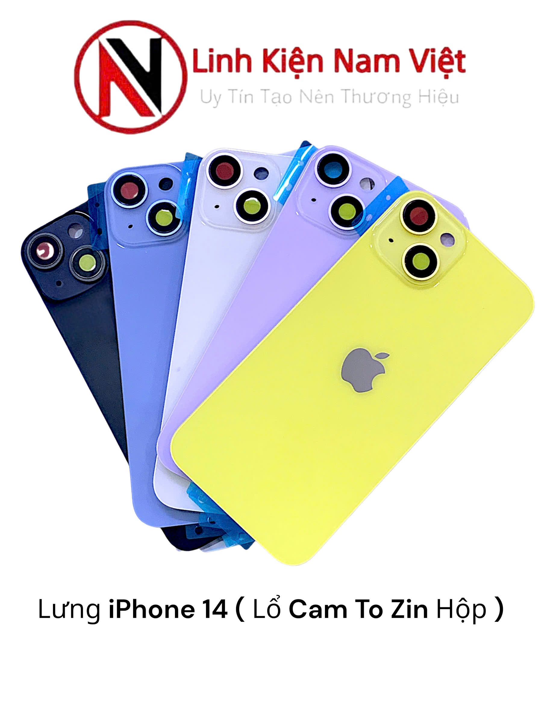 Lưng iPhone 14 ( Lổ Cam To Zin Hộp )