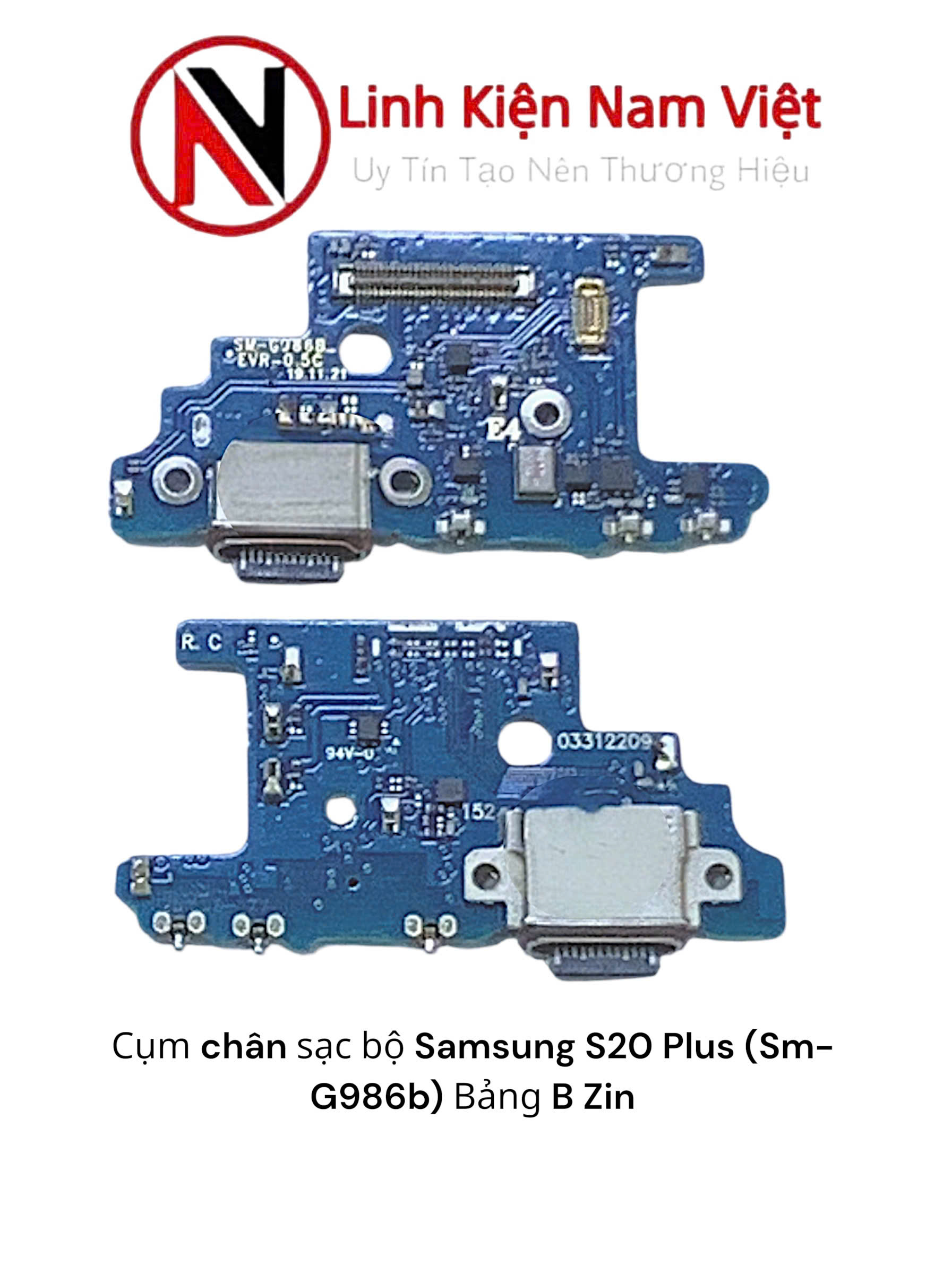 Cụm chân sạc bộ Samsung S20 Plus (Sm-G986b) Bảng B Zin