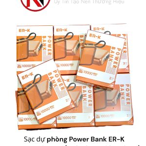 Sạc dự phòng Power Bank ER-K 10.000mAh 35W ( Có cáp sạc kèm theo )