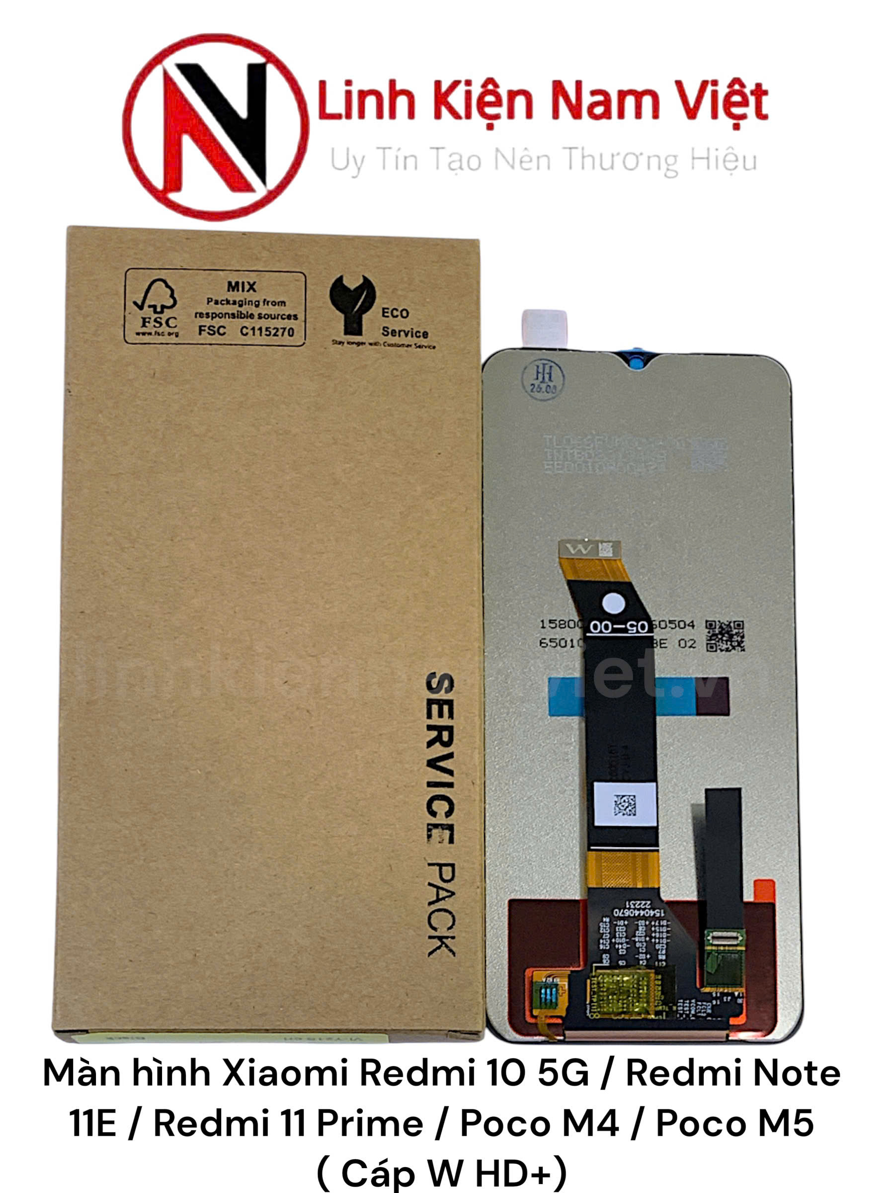 Màn hình Xiaomi Redmi 10 5G / Redmi Note 11E / Redmi 11 Prime / Poco M4 / Poco M5 ( Cáp W HD+)