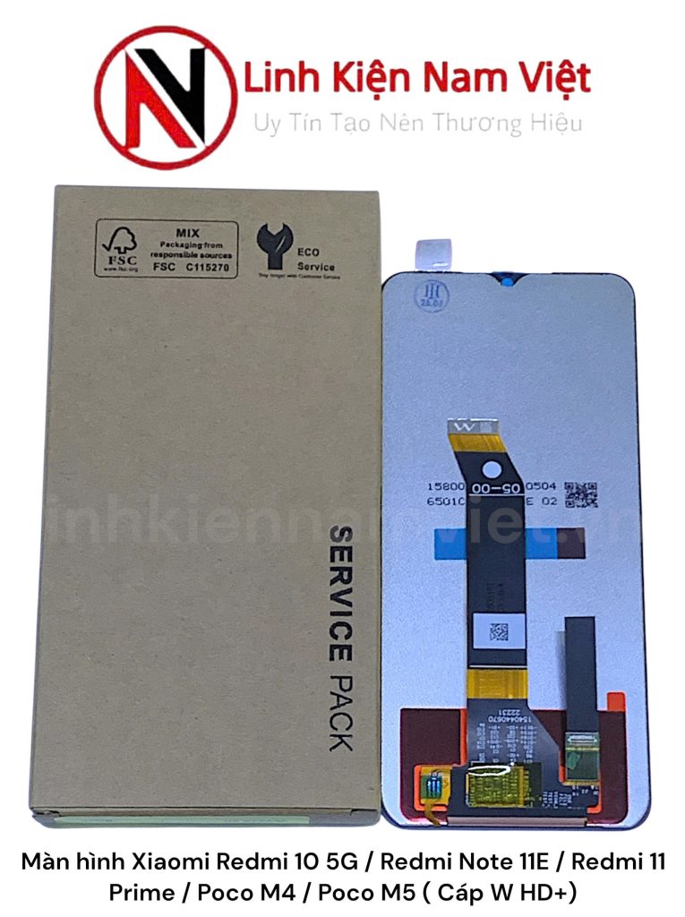 Màn hình Xiaomi Redmi 10 5G / Redmi Note 11E / Redmi 11 Prime / Poco M4 / Poco M5 ( Cáp W HD+)