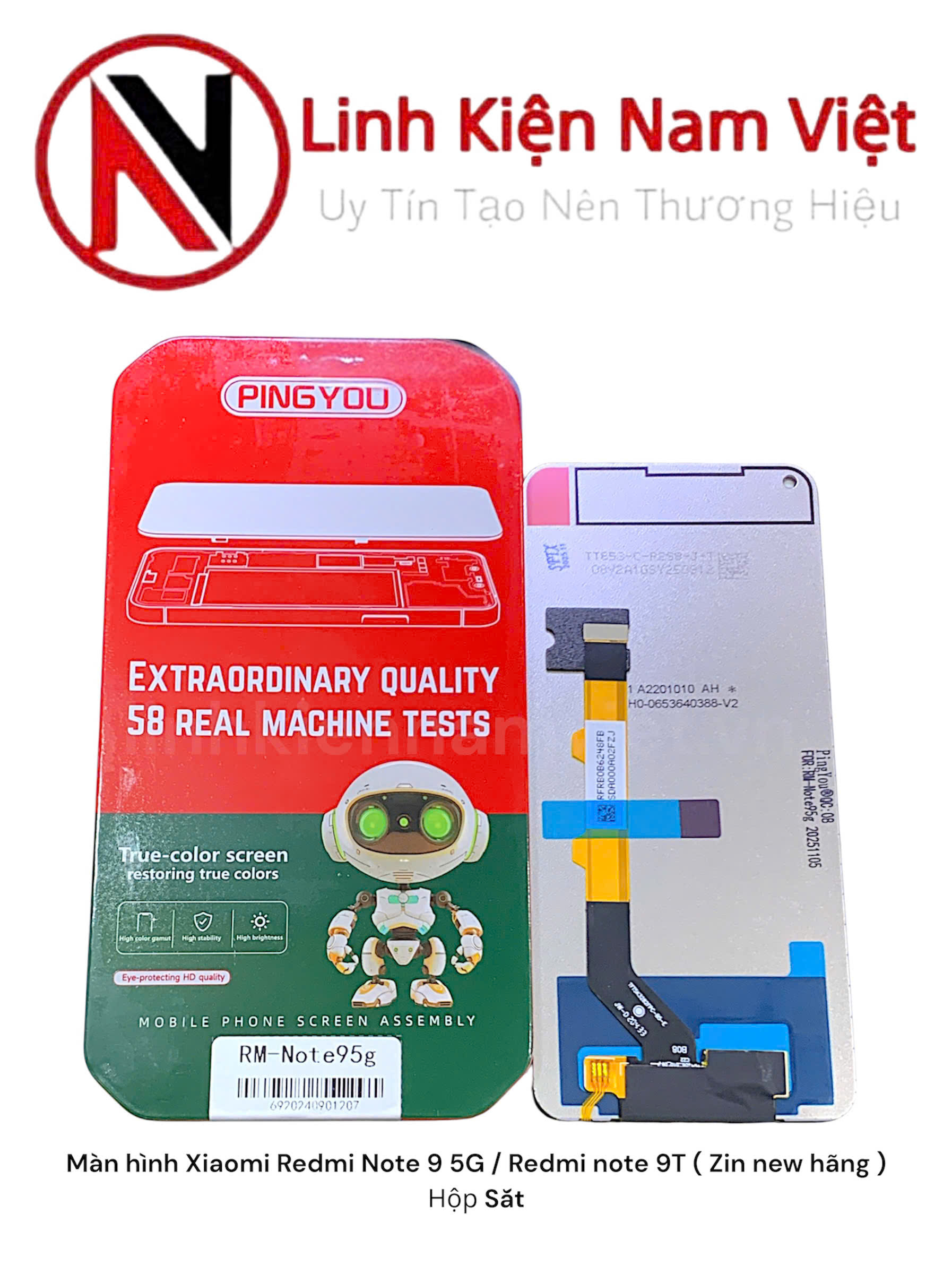 Màn hình Xiaomi Redmi Note 9 5G / Redmi note 9T ( Zin new hãng ) Hộp Sắt