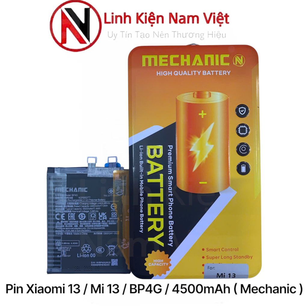 Pin Xiaomi 13 / Mi 13 / BP4G / 4500mAh ( Mechanic )