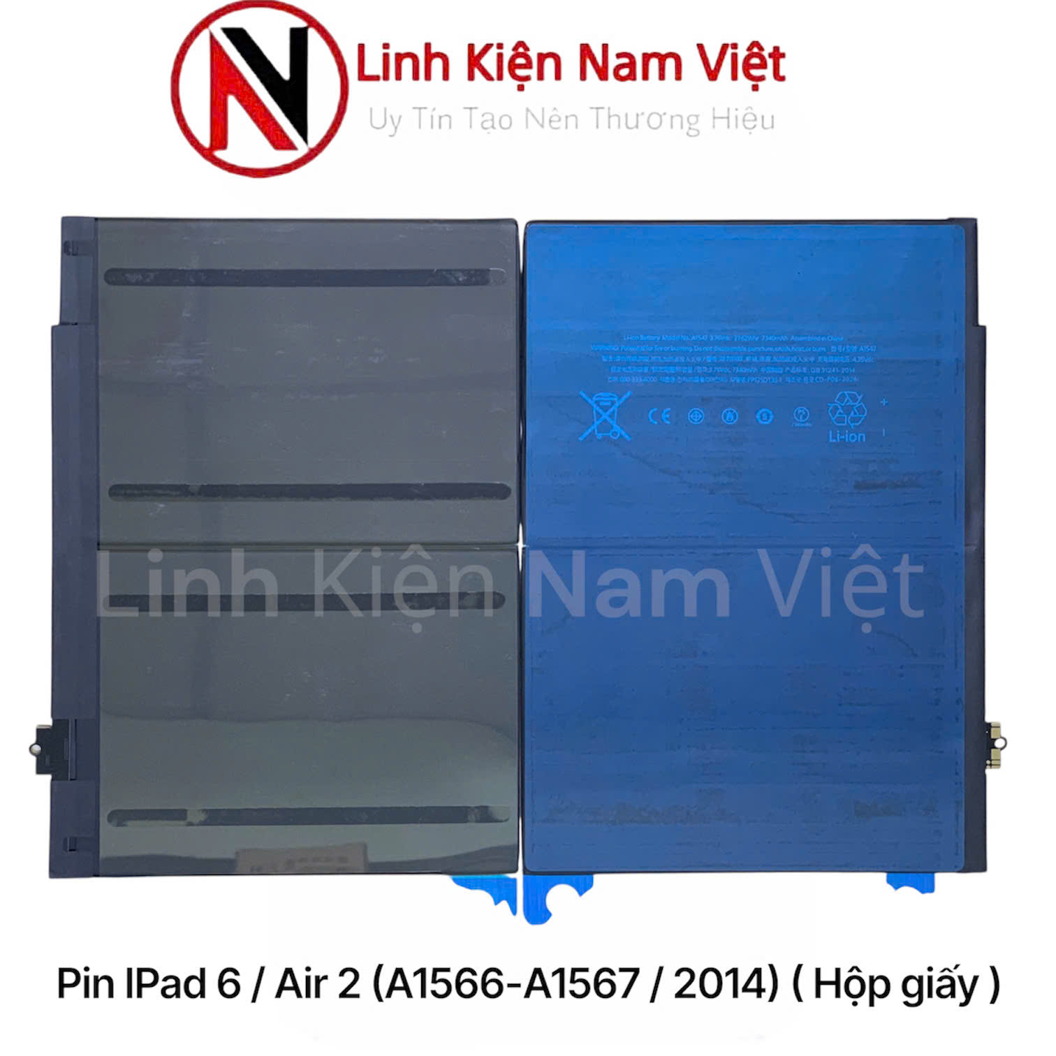 Pin IPad 6 / Air 2 (A1566-A1567 / 2014) ( Hộp giấy )