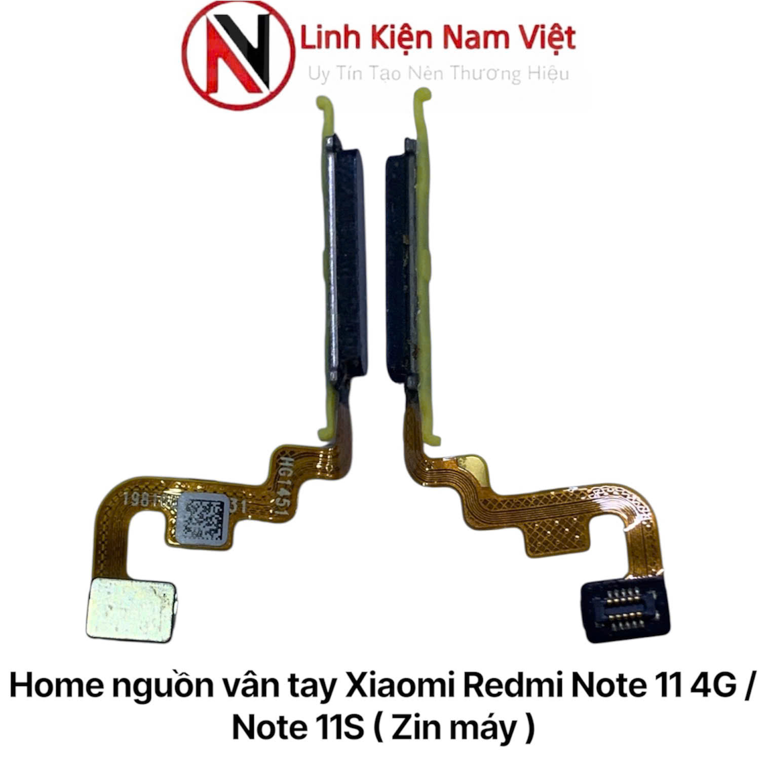 Home nguồn vân tay Xiaomi Redmi Note 11 4G / Note 11S ( Zin máy ) Đen