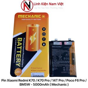 Pin Xiaomi Redmi K70 / K70 Pro / 14T Pro / Poco F6 Pro / BM5W - 5000mAh ( Mechanic )
