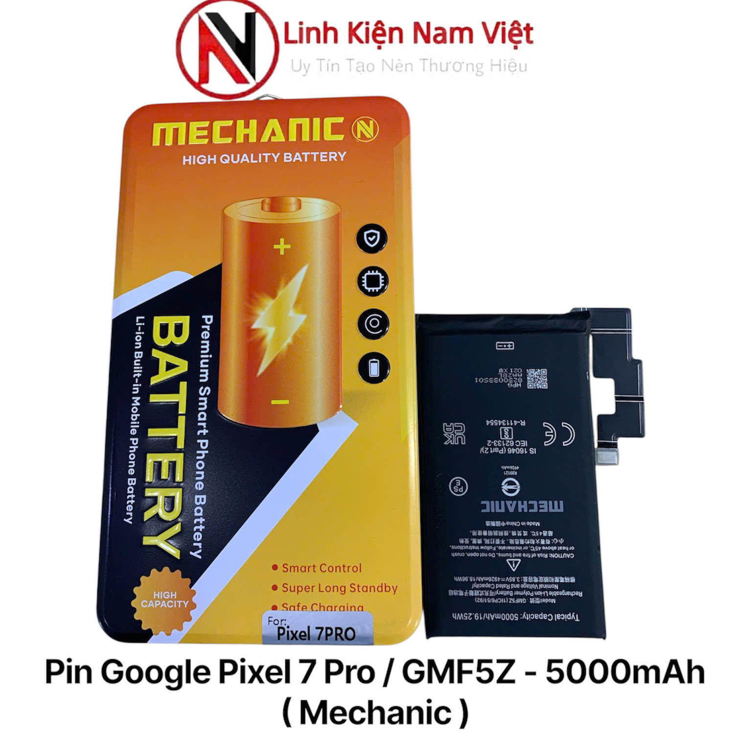 Pin Google Pixel 7 Pro / GMF5Z – 5000mAh ( Mechanic )