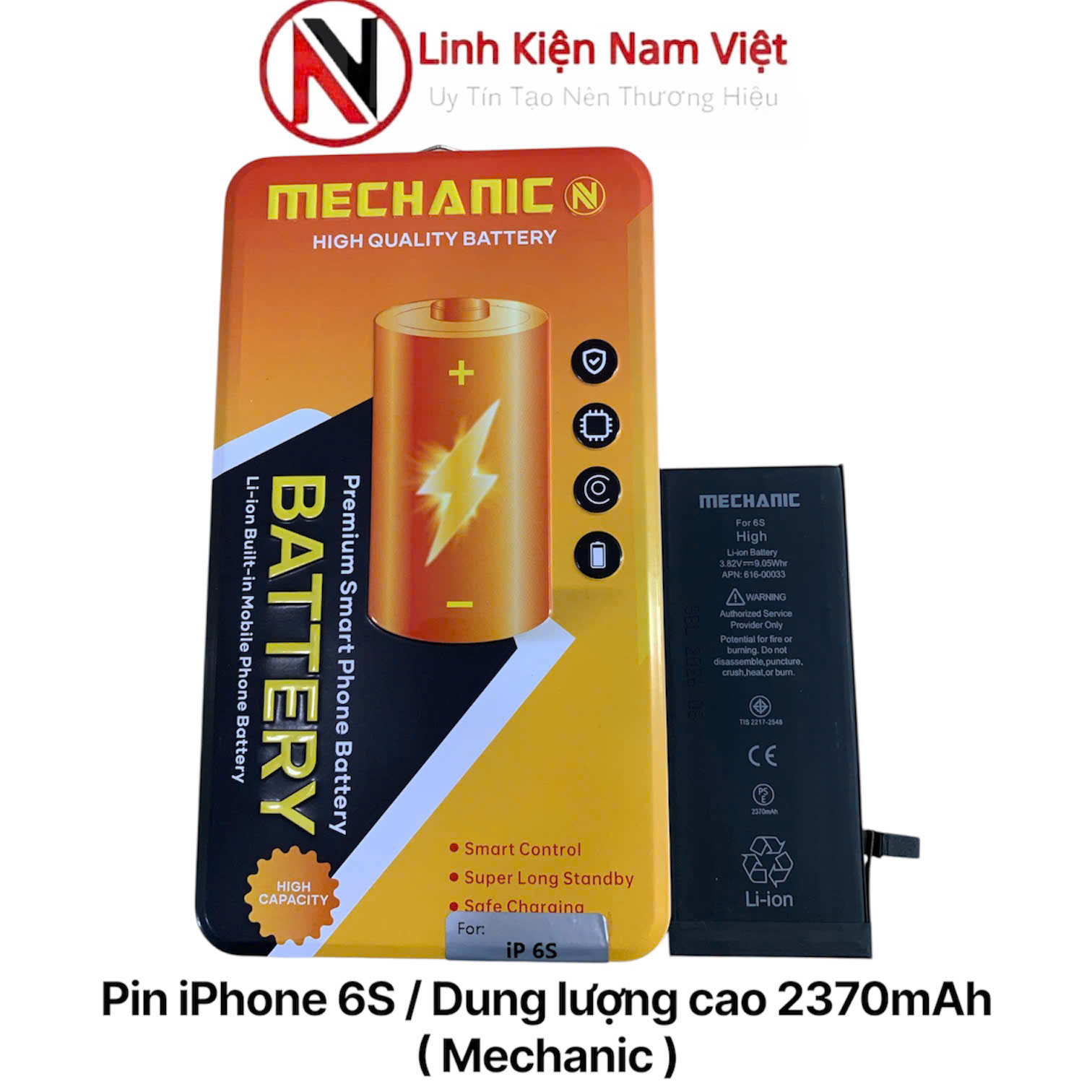 Pin iPhone 6S / Dung lượng cao 2370mAh ( Mechanic )