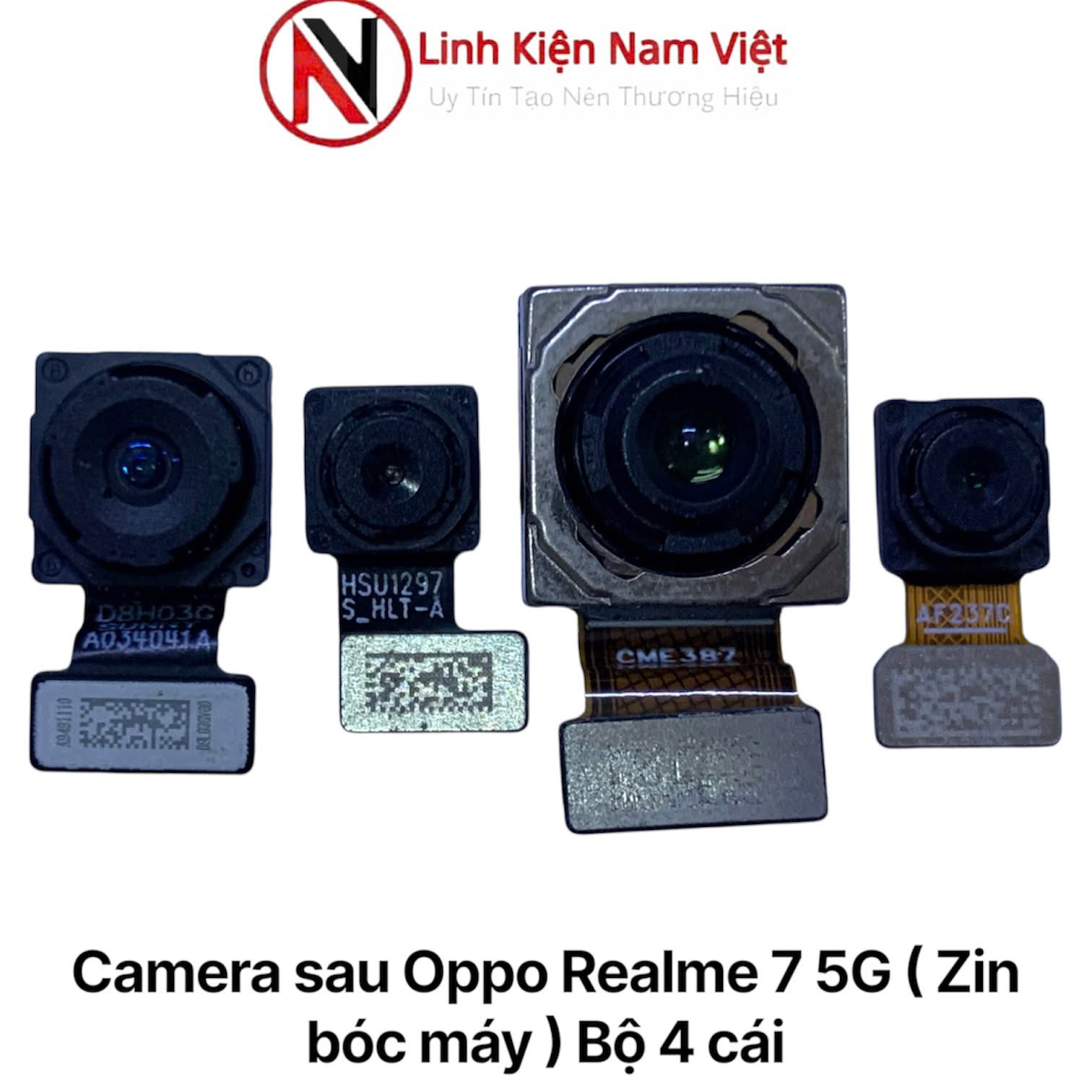 Camera sau Oppo Realme 7 5G ( Zin bóc máy ) Bộ 4 cái