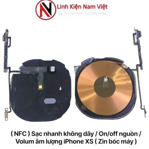 ( NFC ) Sạc nhanh không dây / On/off nguồn / Volum âm lượng iPhone XS ( Zin bóc máy )