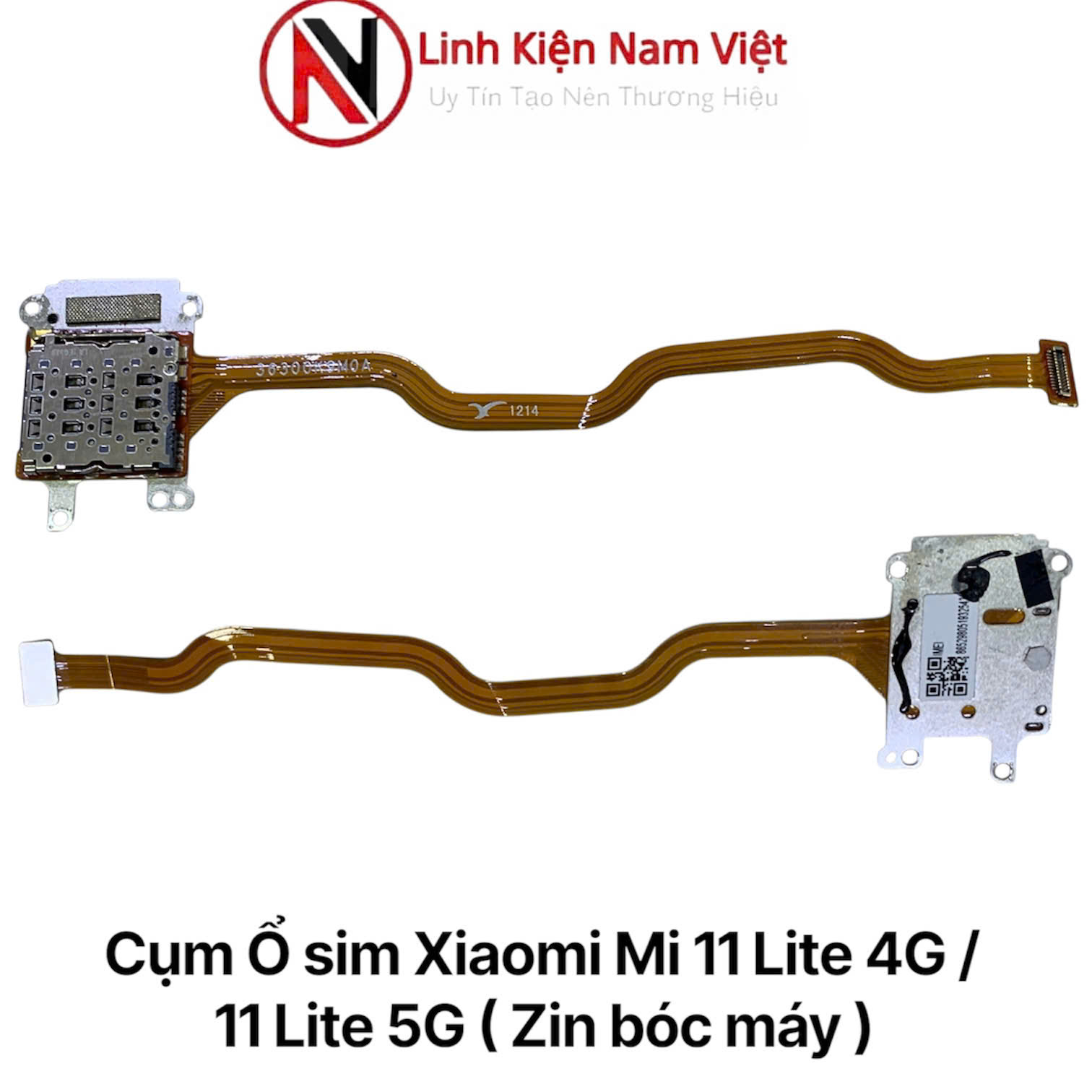 Cụm Ổ sim Xiaomi Mi 11 Lite 4G / 11 Lite 5G ( Zin bóc máy )