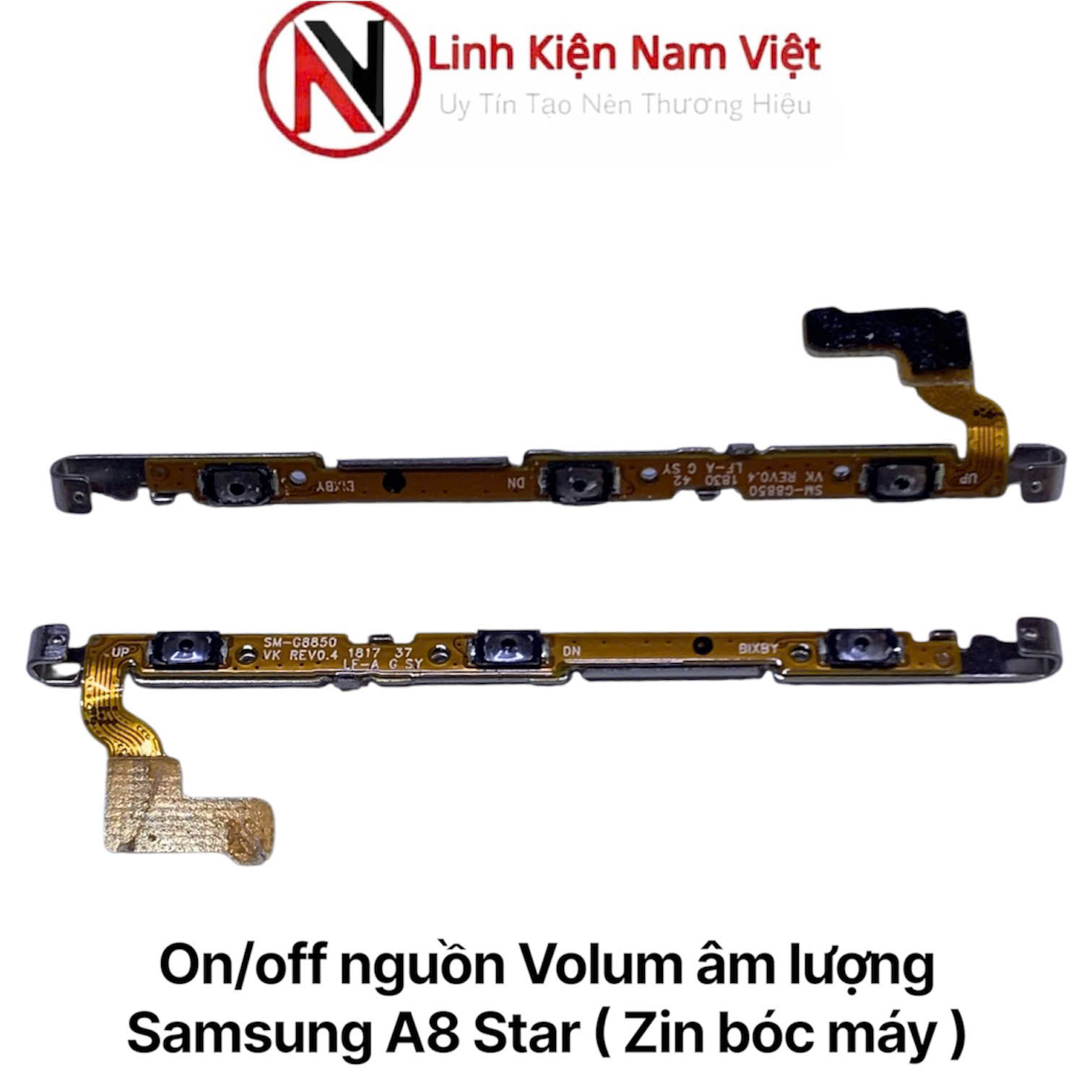 On/off nguồn Volum âm lượng Samsung A8 Star ( Zin bóc máy )