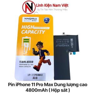 Pin iPhone 11 Pro Max Dung lượng cao 4800mAh ( Hộp sắt )