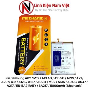 Pin Samsung A02 / M12 / A13 4G / A13 5G / A21S / A21 / A207/ A12 / A125 / A127 / A022F/ M02 / A135 / A04S / A047 / A217 / EB-BA217ABY / BA217 / 5000mAh ( Mechanic)