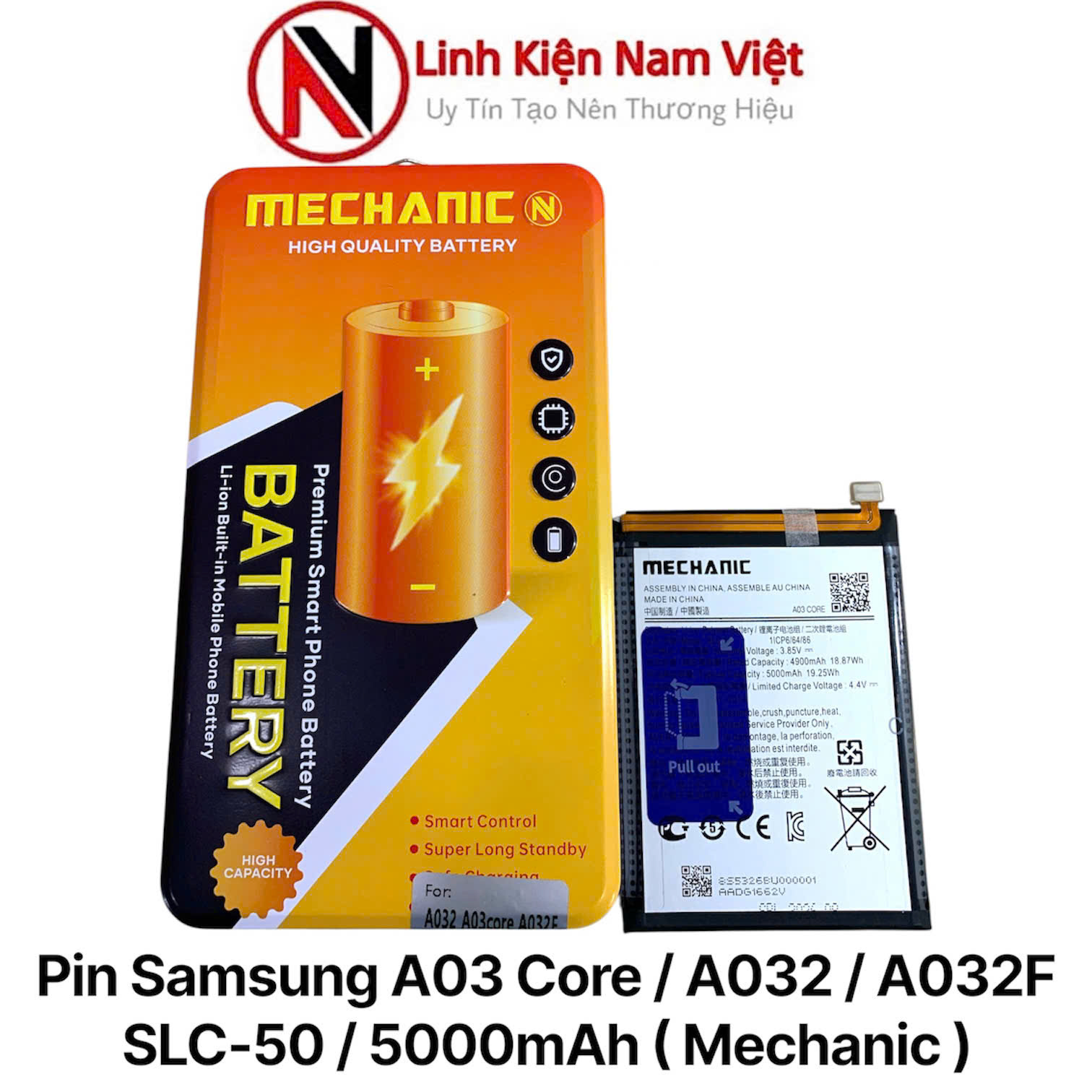 Pin Samsung A03 Core / A032 / A032F SLC-50 / 5000mAh ( Mechanic )