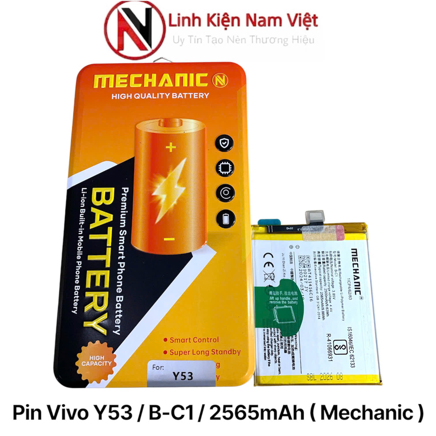 Pin Vivo Y53 / B-C1 / 2565mAh ( Mechanic )
