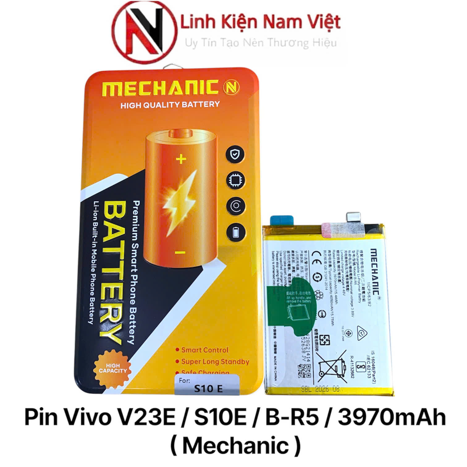 Pin Vivo V23E / S10E / B-R5 / 3970mAh ( Mechanic )
