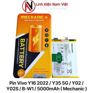 Pin Vivo Y16 2022 / Y35 5G / Y02 / Y02S / B-W1 / 5000mAh ( Mechanic )
