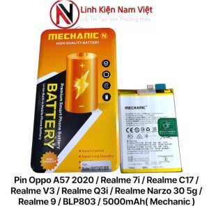 Pin Oppo A57 2020 / Realme 7i / Realme C17 / Realme V3 / Realme Q3i / Realme Narzo 30 5g / Realme 9 / BLP803 / 5000mAh( Mechanic )