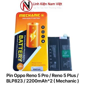 Pin Oppo Reno 5 Pro / Reno 5 Plus / BLP823 / 2200mAh*2 ( Mechanic )