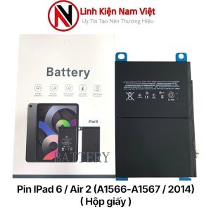 Pin IPad 6 / Air 2 (A1566-A1567 / 2014) ( Hộp giấy )