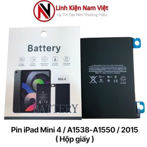 Pin iPad Mini 4 / A1538-A1550 / 2015 ( Hộp giấy )
