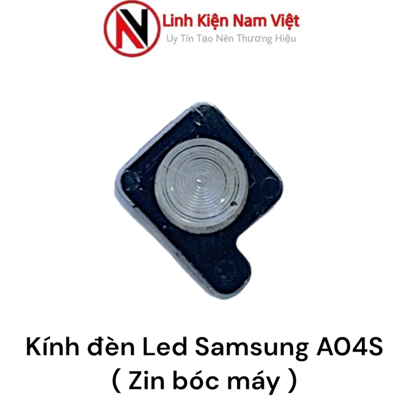Nút nhựa trắng chụp đèn led, Flash Samsung A04S ( Zin bóc máy )