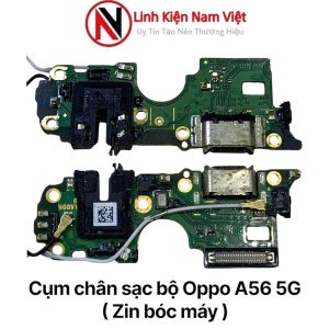 Cụm chân sạc bộ Oppo A56 5G ( Zin bóc máy )