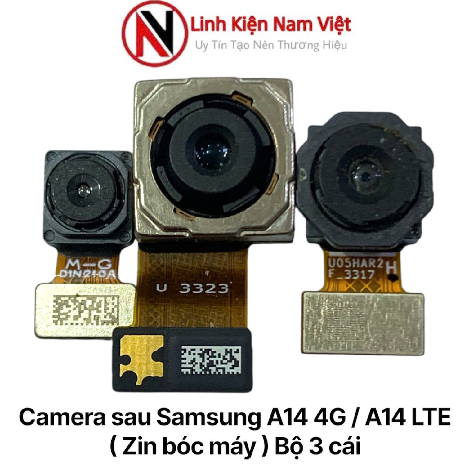 Camera sau Samsung A14 4G / A14 LTE ( Zin bóc máy ) Bộ 3 cái