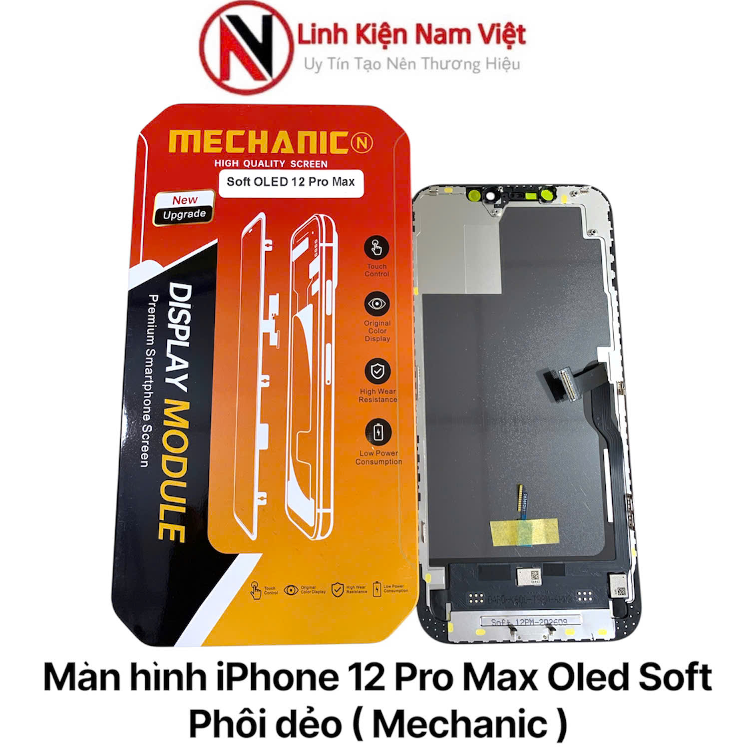 Màn hình iPhone 12 Pro Max Soft Oled Dẻo ( Mechanic ) XIC