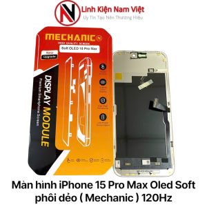 Màn hình iPhone 15 Pro Max Soft Oled Dẻo ( Mechanic ) 120Hz
