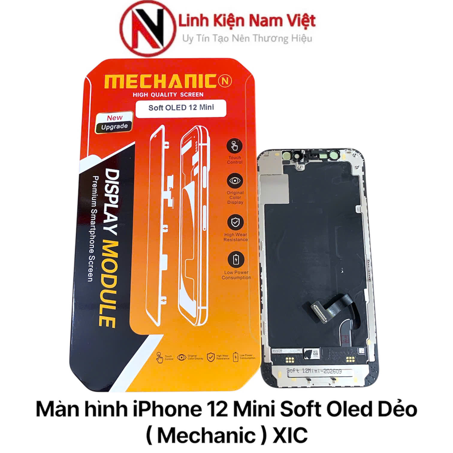 Màn hình iPhone 12 Mini Soft Oled Dẻo ( Mechanic ) XIC