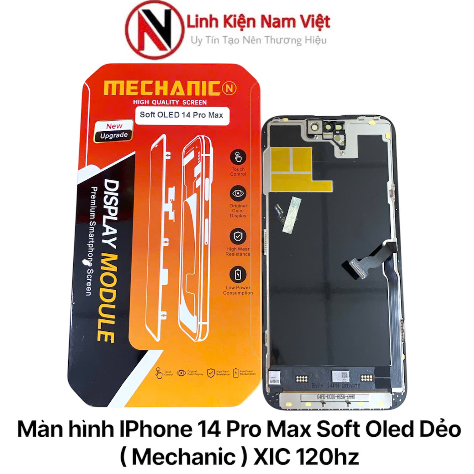 Màn hình IPhone 14 Pro Max Soft Oled Dẻo ( Mechanic ) XIC 120hz