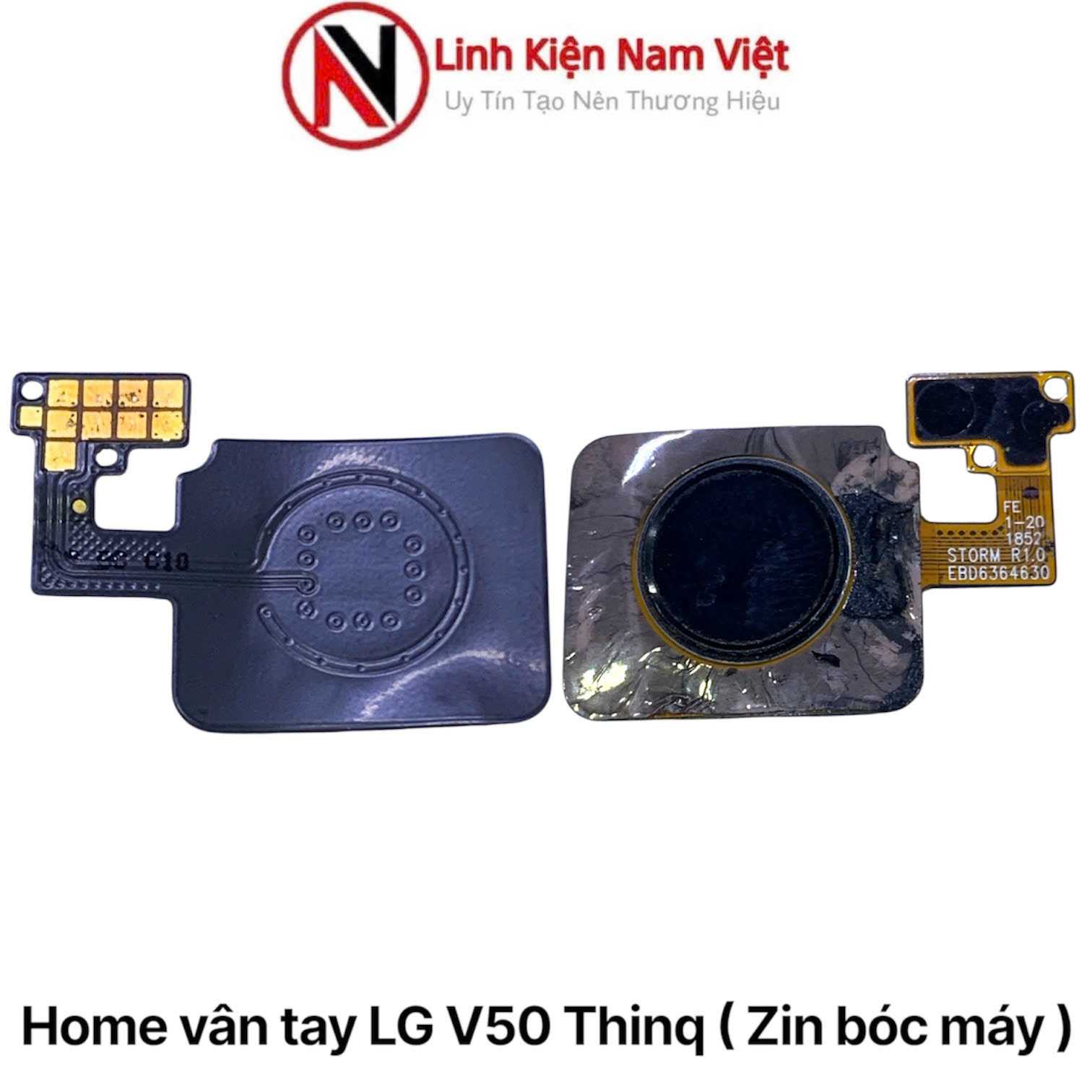 Home vân tay LG V50 Thinq ( Zin bóc máy ) Đen