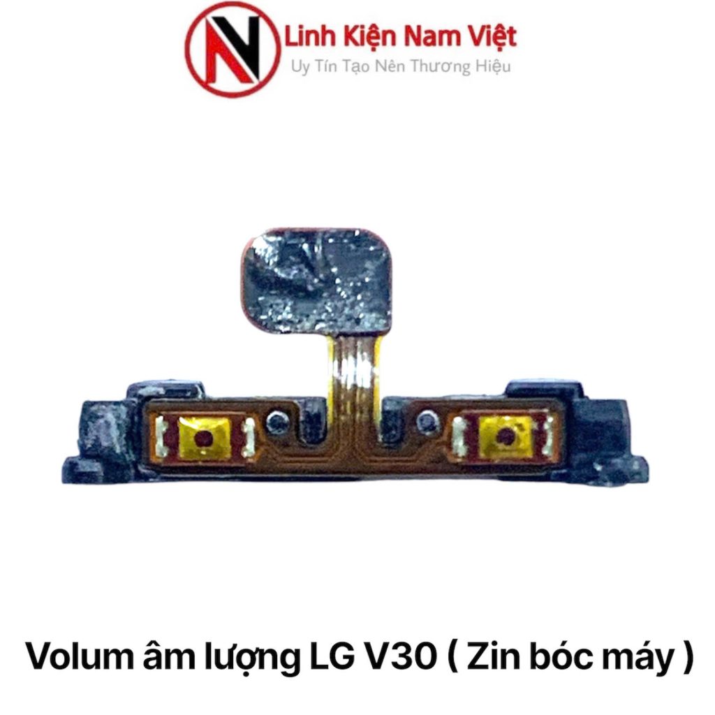 Nút âm lượng tự tăng giảm – ảnh linh kiện phím âm lượng LG V30 để đối chiếu đúng mẫu