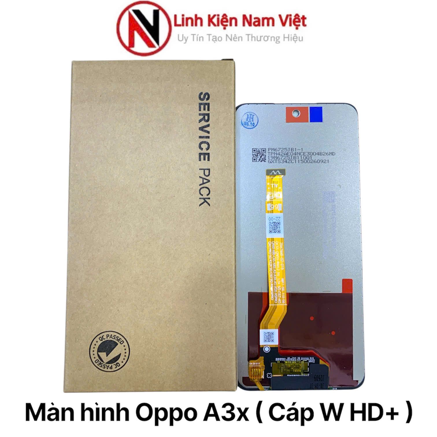Màn hình Oppo A3x / A3 Pro / A60 / A3 / K12x / Realme 12x / Realme C65 / Realme C67 / Narzo N65 5G / Realme V60s ( Cáp W HD +)